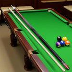 RB Professional Pool 4-Hole Case,Leather Cue - Includes Handle Cue Cue Billiard Set - 147cm Black&Red