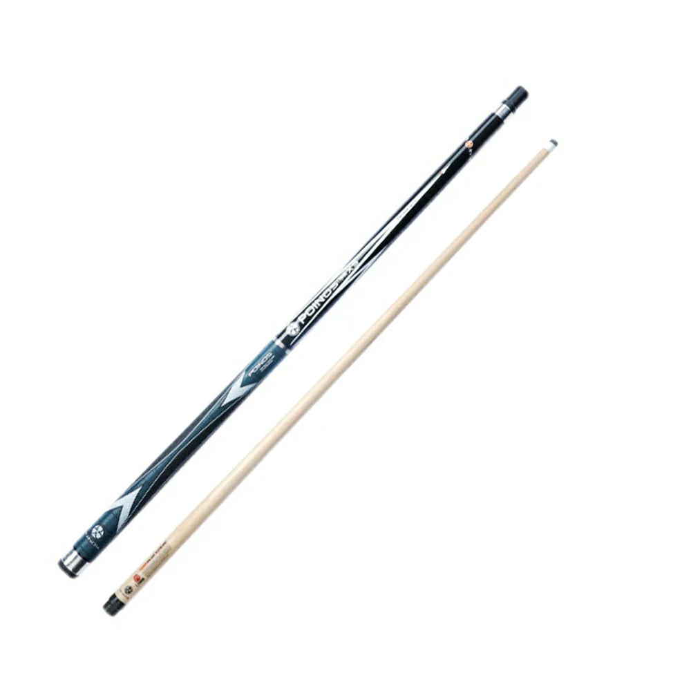 RB Professional Billiard Cue Case 147cm Tip, 12.5mm - with Set - Cue Included Black