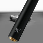 RB Professional Case 147cm Tip, - Leather with 11.5/13mm Black Tech-Enhanced Billiard Cue Cue Grip Black