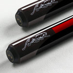 RB Professional Case 147cm Tip, - Leather with 11.5/13mm Black Tech-Enhanced Billiard Cue Cue Grip Black
