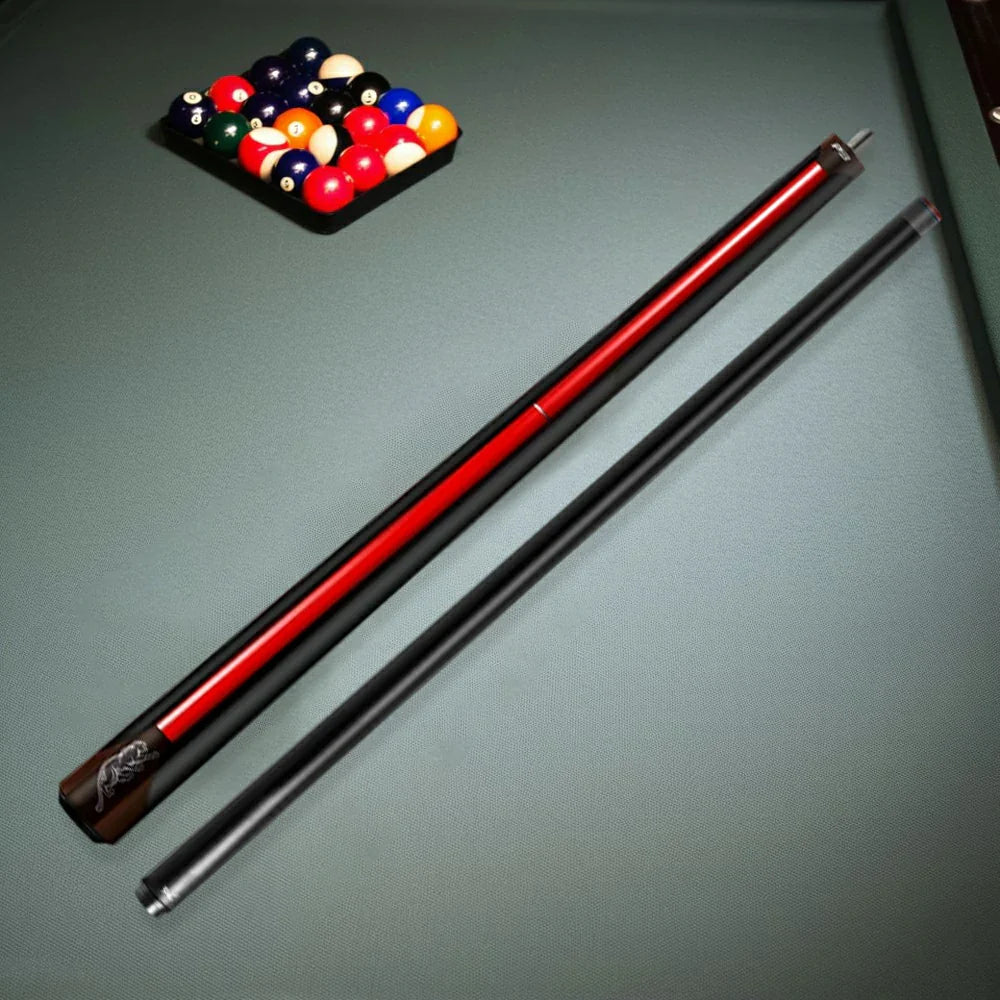 RB Professional Case 147cm Tip, - Leather with 11.5/13mm Black Tech-Enhanced Billiard Cue Cue Grip Black