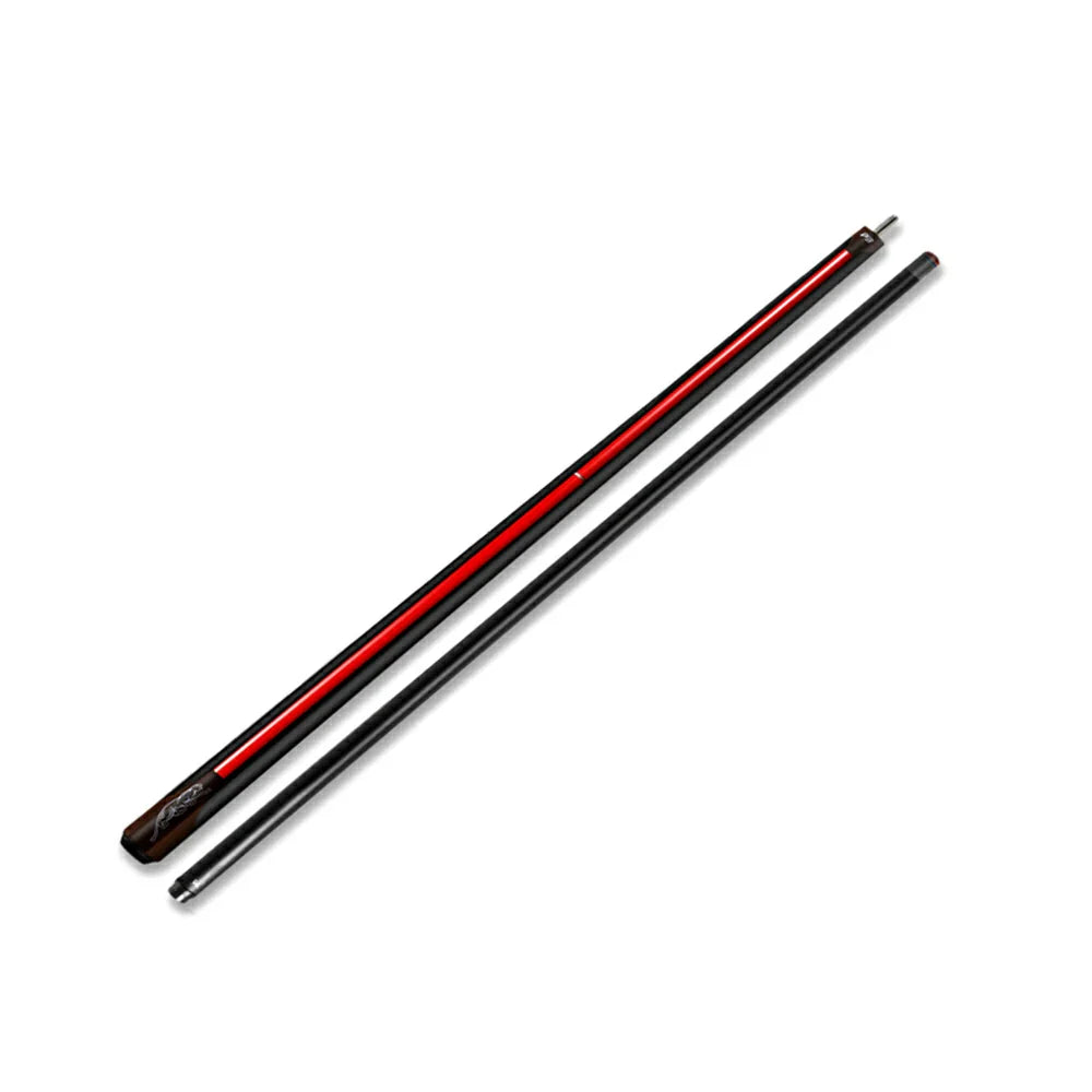 RB Professional Case 147cm Tip, - Leather with 11.5/13mm Black Tech-Enhanced Billiard Cue Cue Grip Black