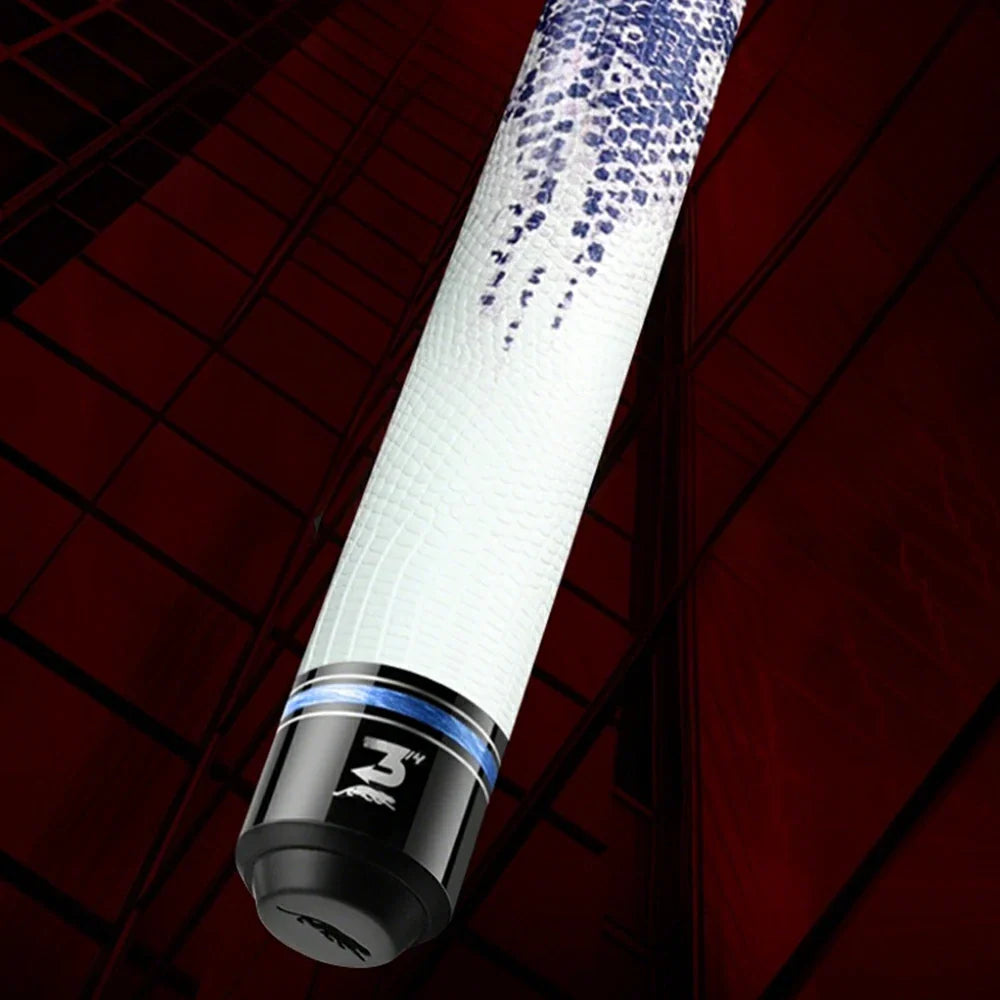 RB Professional Billiard Cue Cue Tech Set Advanced Tip, 147cm Material Included, Case 13mm - with White