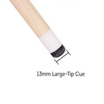 RB Billiard - 11.5/13mm Tip Cue Case 147cm with - Grip Leather Set Blue