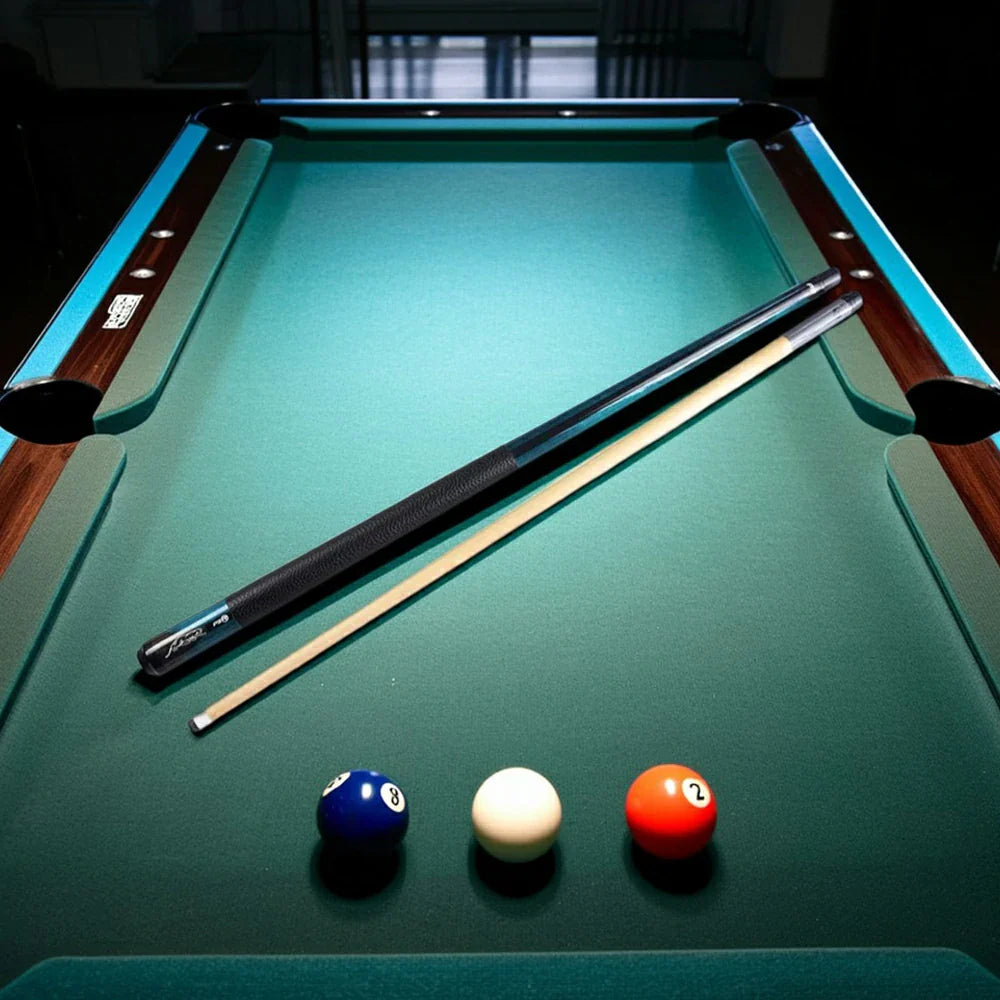 RB Billiard - 11.5/13mm Tip Cue Case 147cm with - Grip Leather Set Blue