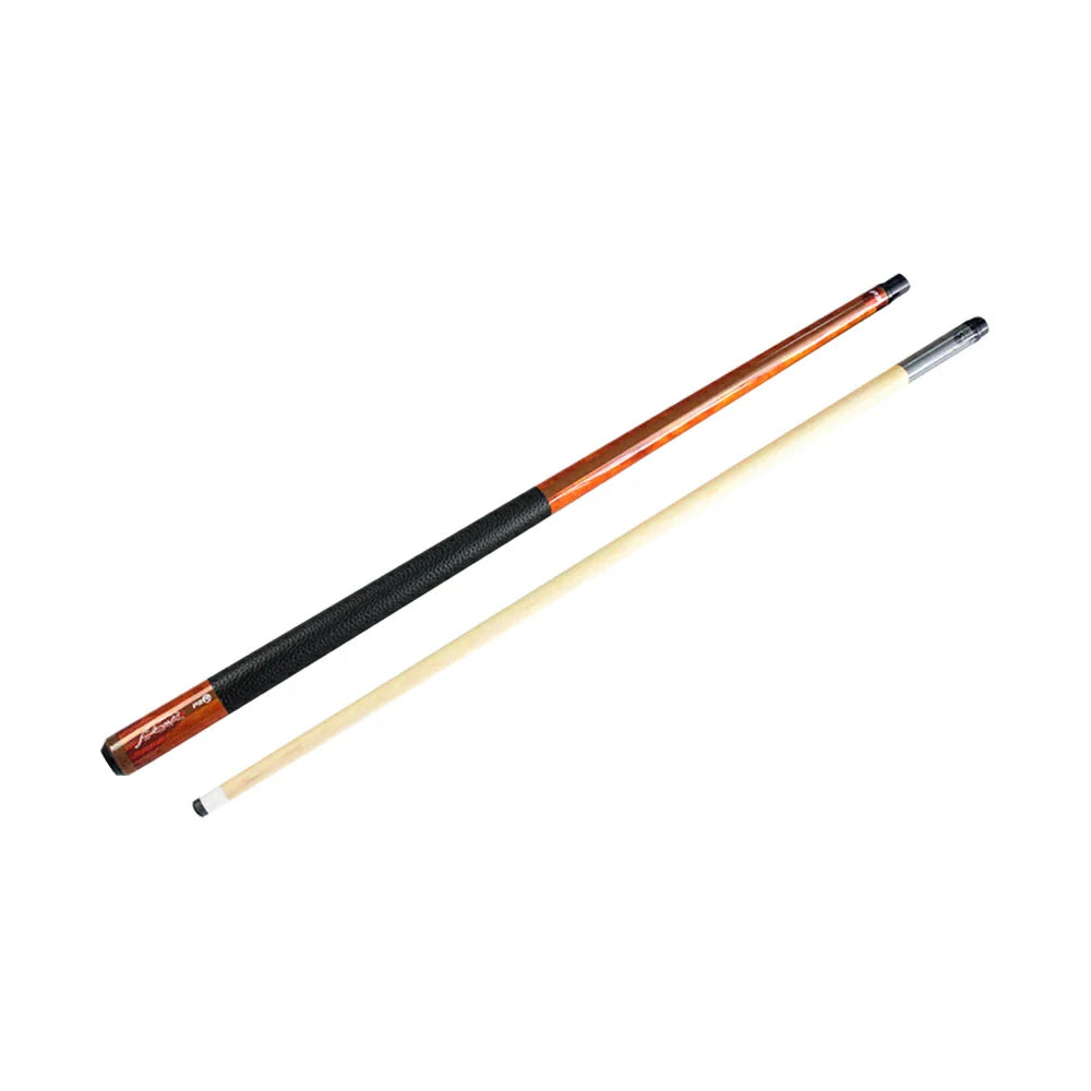 RB Billiard - Set - Cue 147cm Grip Case Tip 11.5/13mm Leather with Orange