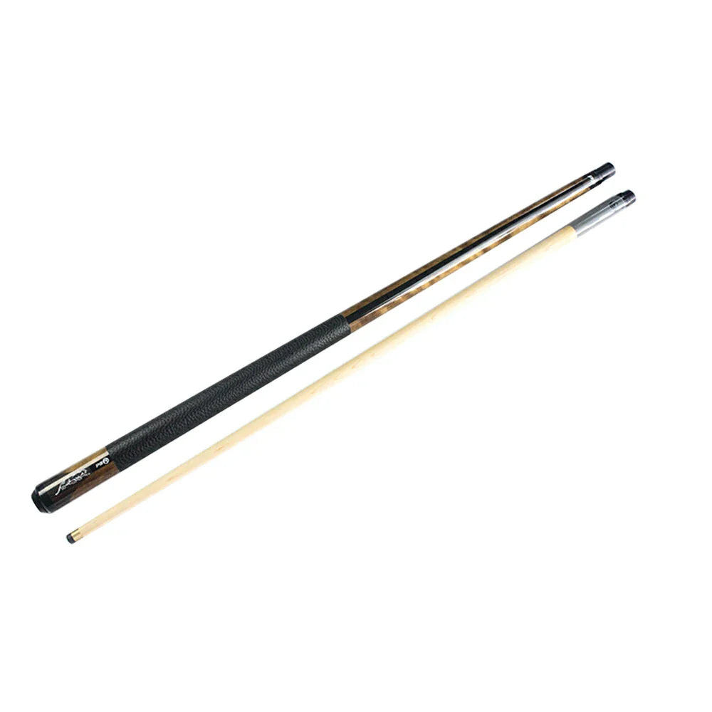 RB Billiard 147cm 11.5/13mm - Leather Cue Tip - Set Case with Grip Wood