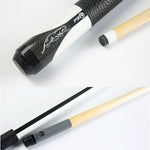 RB Billiard - 11.5/13mm with Leather Grip Cue - 147cm Set Case Tip White