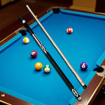 RB 147cm Accessories Maple Professional Billiards Tip Stick 12.5cm Cue Pool with white Cue Black Billiard High-End and grid