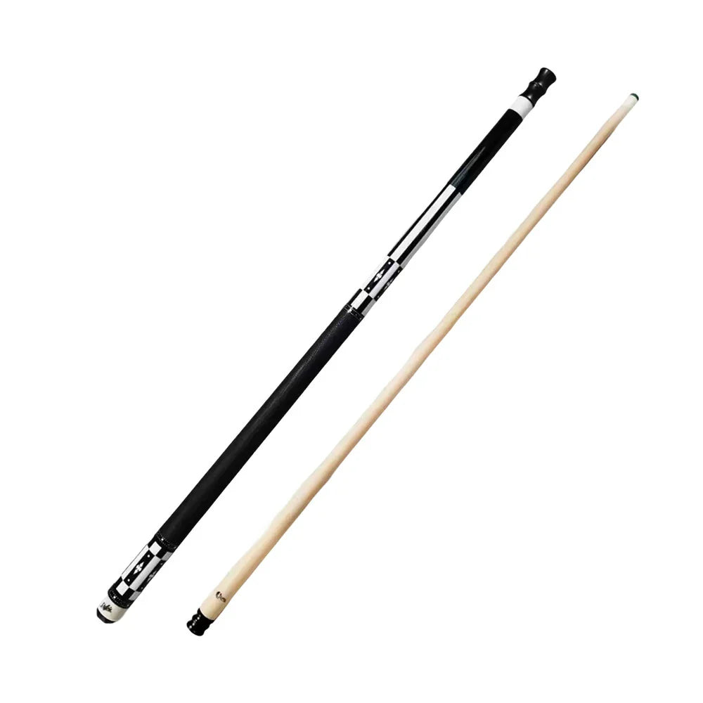 RB 147cm Accessories Maple Professional Billiards Tip Stick 12.5cm Cue Pool with white Cue Black Billiard High-End and grid