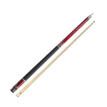RB High-End - Handle Smooth Tip Cue with Billiard 12.5cm 147cm Leather Handle Red