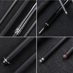 CUPPA 2-Piece Case Cue Length Black Billiard with Billiard 147cm Cue Accessories