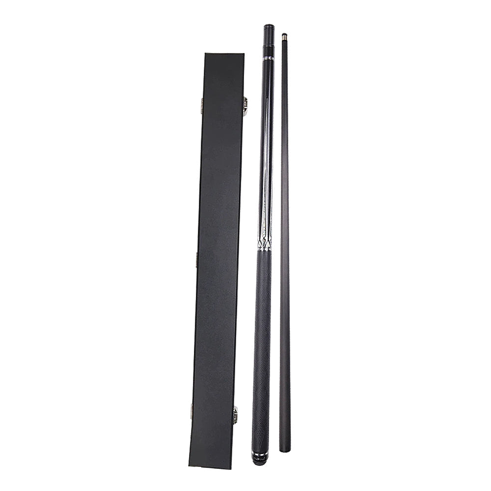 CUPPA 2-Piece Case Cue Length Black Billiard with Billiard 147cm Cue Accessories