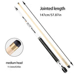 POINOS MZB Cue 147cm Professional White Billiard Billiard High-End Maple Accessories