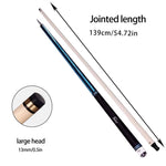 PERI BT Billiard Blue/Black Length Jumping Dual-Use Professional Billiards 139cm Accessories