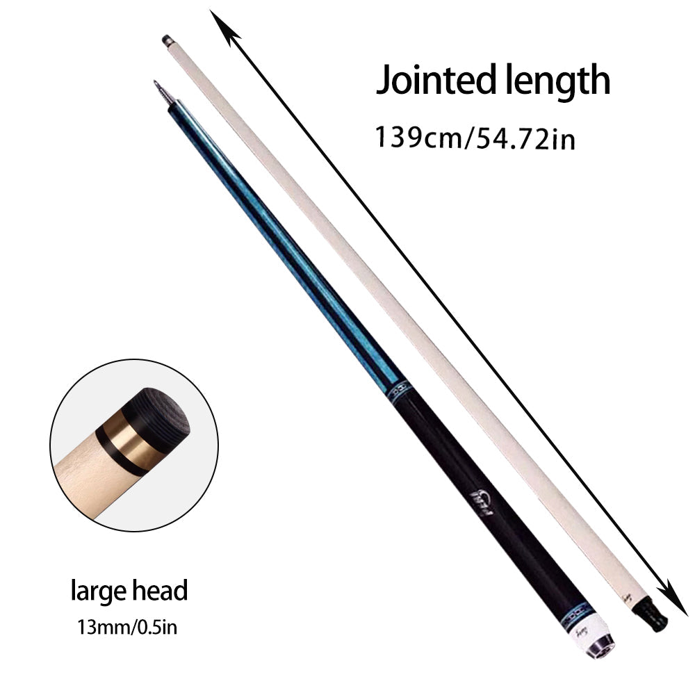 PERI BT Billiard Blue/Black Length Jumping Dual-Use Professional Billiards 139cm Accessories