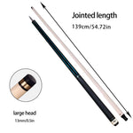 PERI BT Billiard Blue/Black Length Jumping Dual-Use Professional Billiards 139cm Accessories