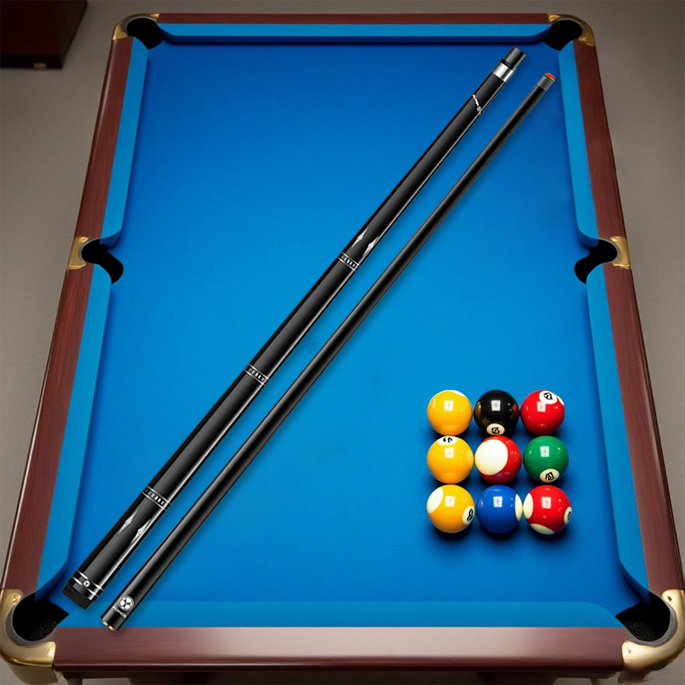 POINOS PT tip Billiard Maple 13cm Billiard Professional Cue Length High-End Cue White/Black 147cm Accessories