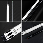 POINOS PT tip Billiard Maple 13cm Billiard Professional Cue Length High-End Cue White/Black 147cm Accessories