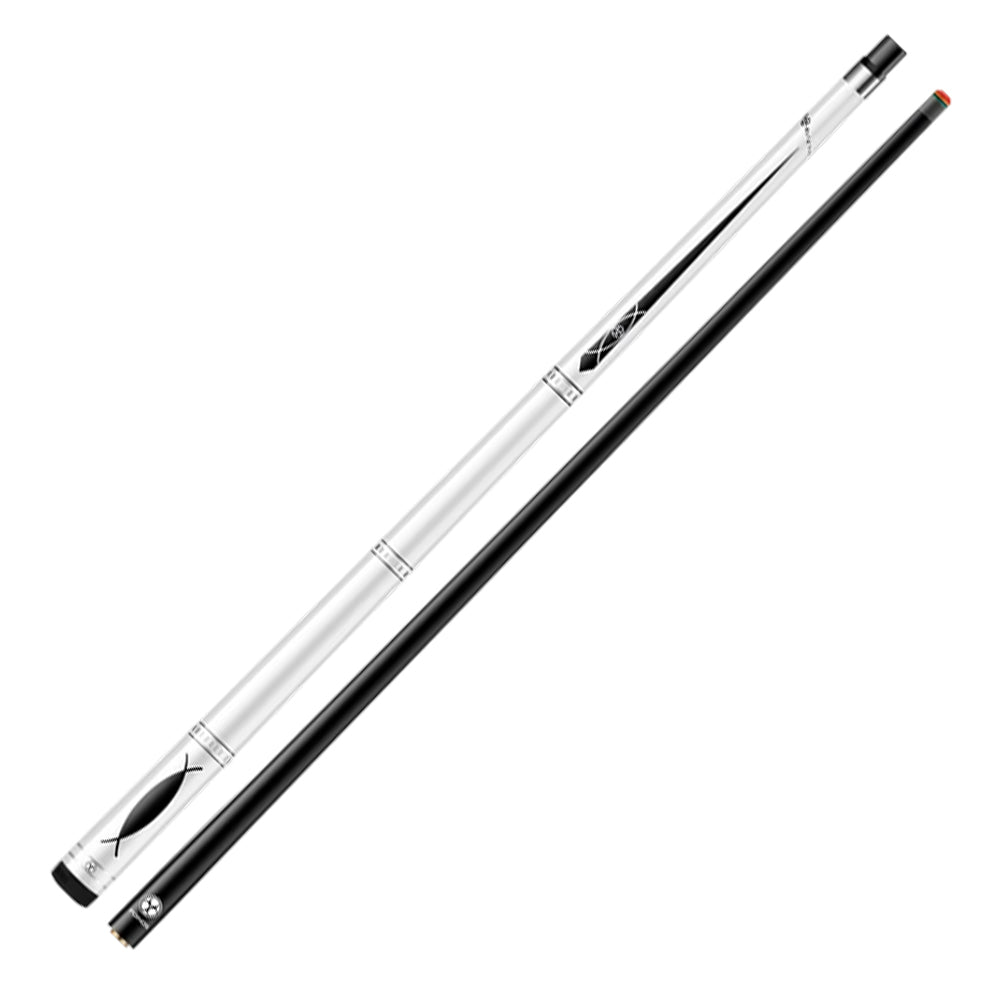 POINOS PT tip Billiard Maple 13cm Billiard Professional Cue Length High-End Cue White/Black 147cm Accessories