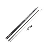 KONLLEN Ebony Wood 147CM Cue 18.5-20OZ AING-1F Pool Premier 2-Piece - Professional Cue Billiard Black