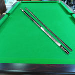 KONLLEN Cue Pool Wood Billiard 18.5-20OZ Premier 2-Piece Cue Ebony - AING-1WF 147CM Professional White&Black