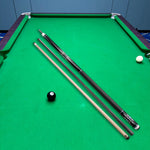 KONLLEN Ebony Professional Wood 18.5-20OZ Cue - AK75-002 Premier 2-Piece Billiard 147CM Pool Cue White&Black