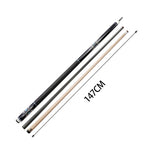 KONLLEN Ebony Professional Wood 18.5-20OZ Cue - AK75-002 Premier 2-Piece Billiard 147CM Pool Cue White&Black