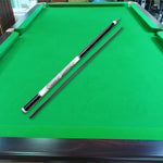 KONLLEN Premier Wood - 147CM 2-Piece Cue Pool Billiard Cue AK75-12WF 18.5-20OZ Professional Maple White&Blue&Black