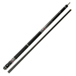 KONLLEN Premier 18.5-20OZ Wood Cue Cue Maple Professional Billiard 147CM 2-Piece AS-2F - Pool Red&Black