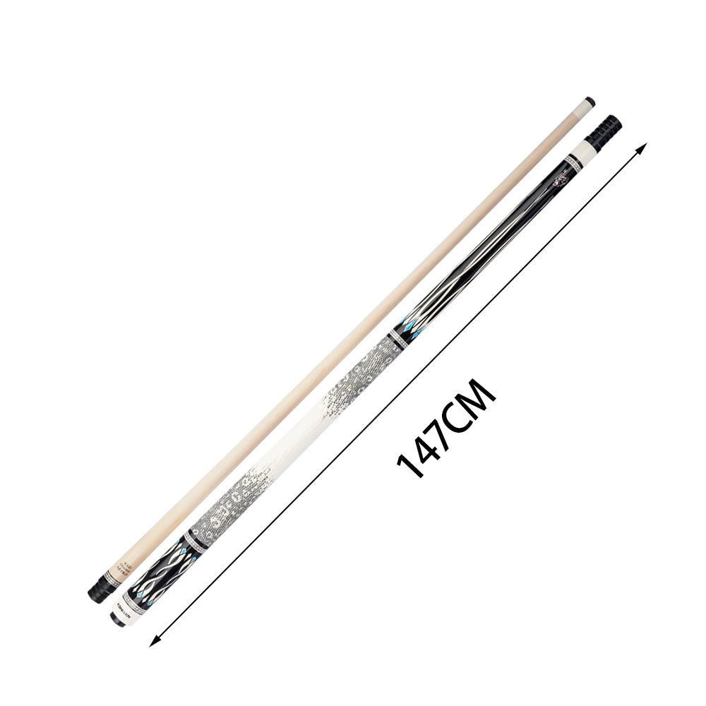 KONLLEN Professional 18.5-20OZ 147CM Pool Maple Dragon-1 Cue Premier 2-Piece - Wood Cue Billiard White&Black