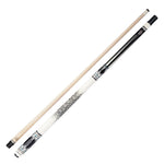 KONLLEN Cue Maple Dragon-2 Professional Pool - 18.5-20OZ Cue Wood Premier 2-Piece 147CM Billiard White&Black