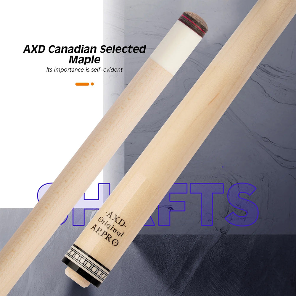KONLLEN Cue Maple Dragon-2 Professional Pool - 18.5-20OZ Cue Wood Premier 2-Piece 147CM Billiard White&Black