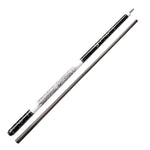 KONLLEN Professional Cue 2-Piece 147CM Cue - Ebony Billiard Pool JF-STAR 18.5-20OZ Wood Premier White&Black