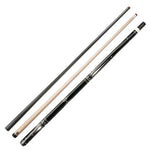 KONLLEN Ebony Wood Professional Pool Cue Billiard 18.5-20OZ KL-01BR 147CM Cue - 2-Piece Premier Black