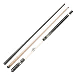 KONLLEN 2-Piece Premier Ebony Professional - 147CM Cue KL-01WR Pool 18.5-20OZ Wood Billiard Cue White&Black