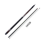 KONLLEN 2-Piece Cue - Professional Premier 18.5-20OZ Wood Maple KL-08 Pool Billiard Cue 147CM Red&Blue&Black