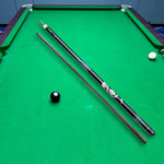 KONLLEN Wood Light Pool KL-10BF - Maple 147CM Cue Billiard Premier Professional 2-Piece Cue 18.5-20OZ Blue&Black