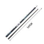 KONLLEN Wood Light Pool KL-10BF - Maple 147CM Cue Billiard Premier Professional 2-Piece Cue 18.5-20OZ Blue&Black