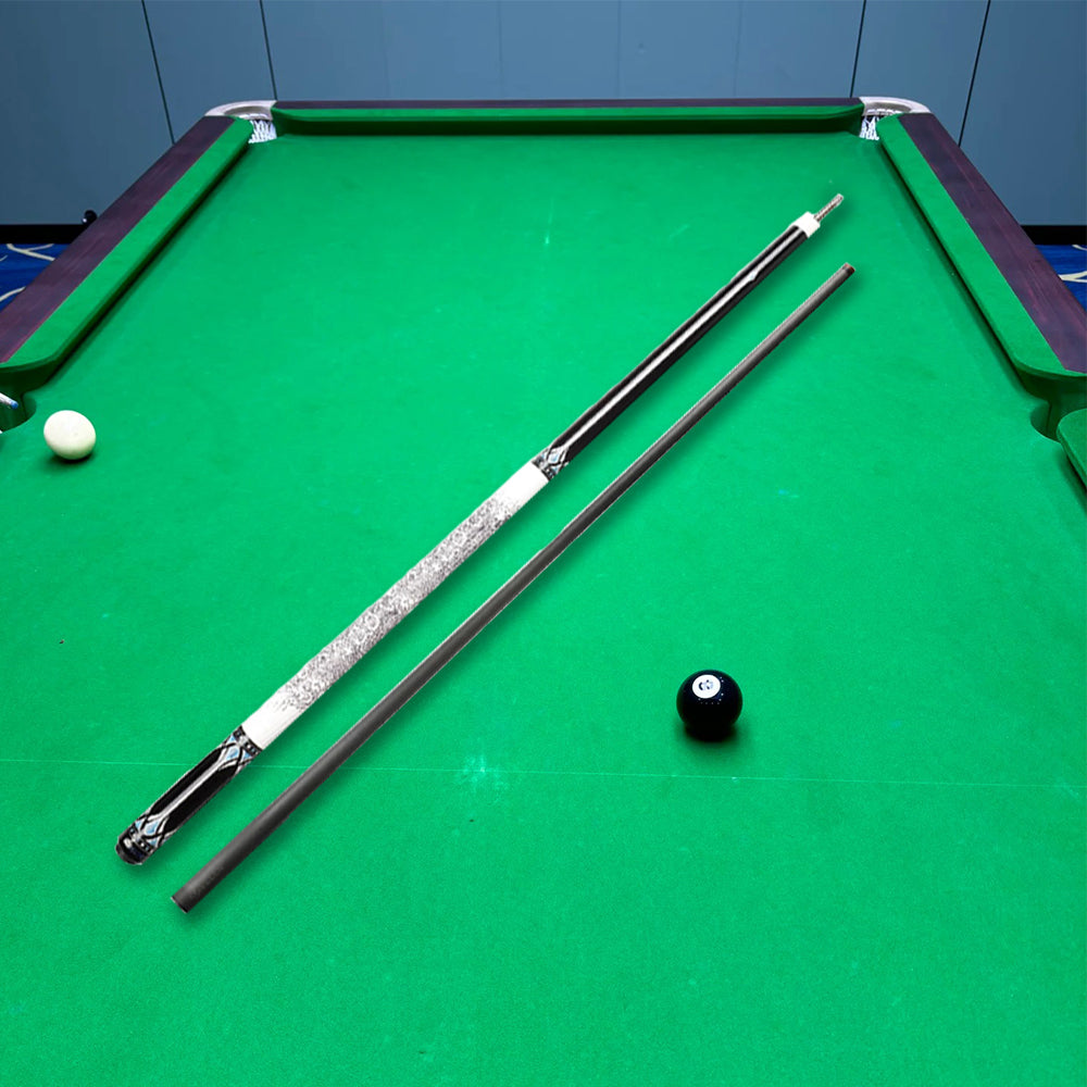 KONLLEN Professional - Cue Pool KL20-18F Premier 18.5-20OZ Billiard Wood 147CM Cue 2-Piece Ebony White&Blue&Black