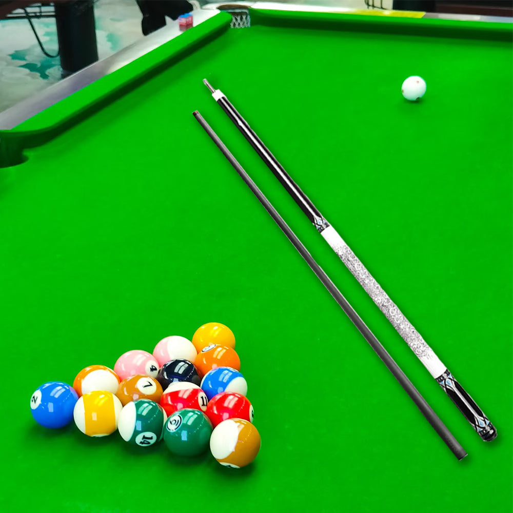 KONLLEN Professional - Cue Pool KL20-18F Premier 18.5-20OZ Billiard Wood 147CM Cue 2-Piece Ebony White&Blue&Black
