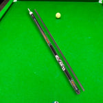 KONLLEN Professional Premier Lowversion Cue - Cue LW-1 147CM 2-Piece 18.5-20OZ Maple Wood Pool Billiard Orange&Black