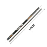 KONLLEN Professional Premier Lowversion Cue - Cue LW-1 147CM 2-Piece 18.5-20OZ Maple Wood Pool Billiard Orange&Black