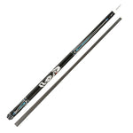 KONLLEN Billiard Dark Cue 147CM Professional Cue - Maple 2-Piece Lowversion Premier Wood 18.5-20OZ Pool LW-2 Blue&Black