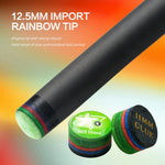 KONLLEN Billiard Dark Cue 147CM Professional Cue - Maple 2-Piece Lowversion Premier Wood 18.5-20OZ Pool LW-2 Blue&Black