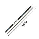 KONLLEN Billiard Dark Cue 147CM Professional Cue - Maple 2-Piece Lowversion Premier Wood 18.5-20OZ Pool LW-2 Blue&Black