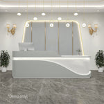 MODERA 80/150/240/500cm Length Desk w/ Reception Light