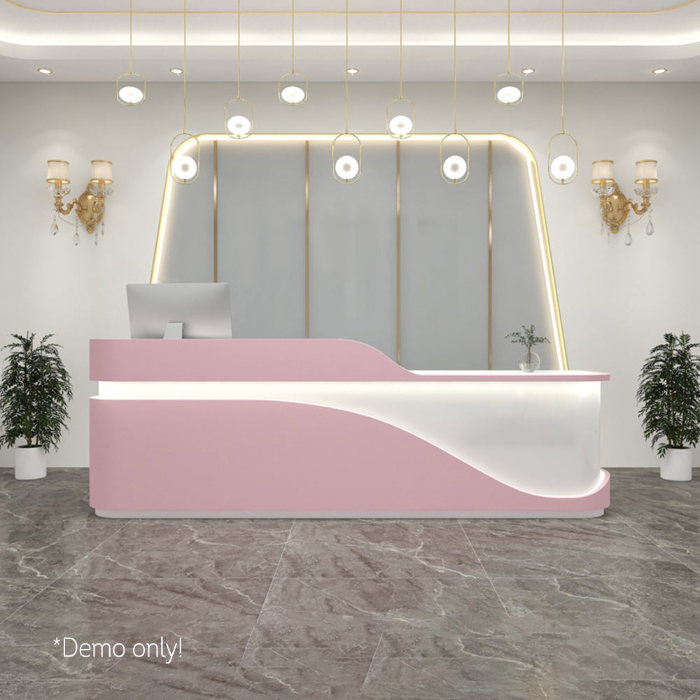 MODERA 80/150/240/500cm Length Desk w/ Reception Light