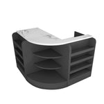 MODERA Slate MDF Desk Reception Table Top Cabinet