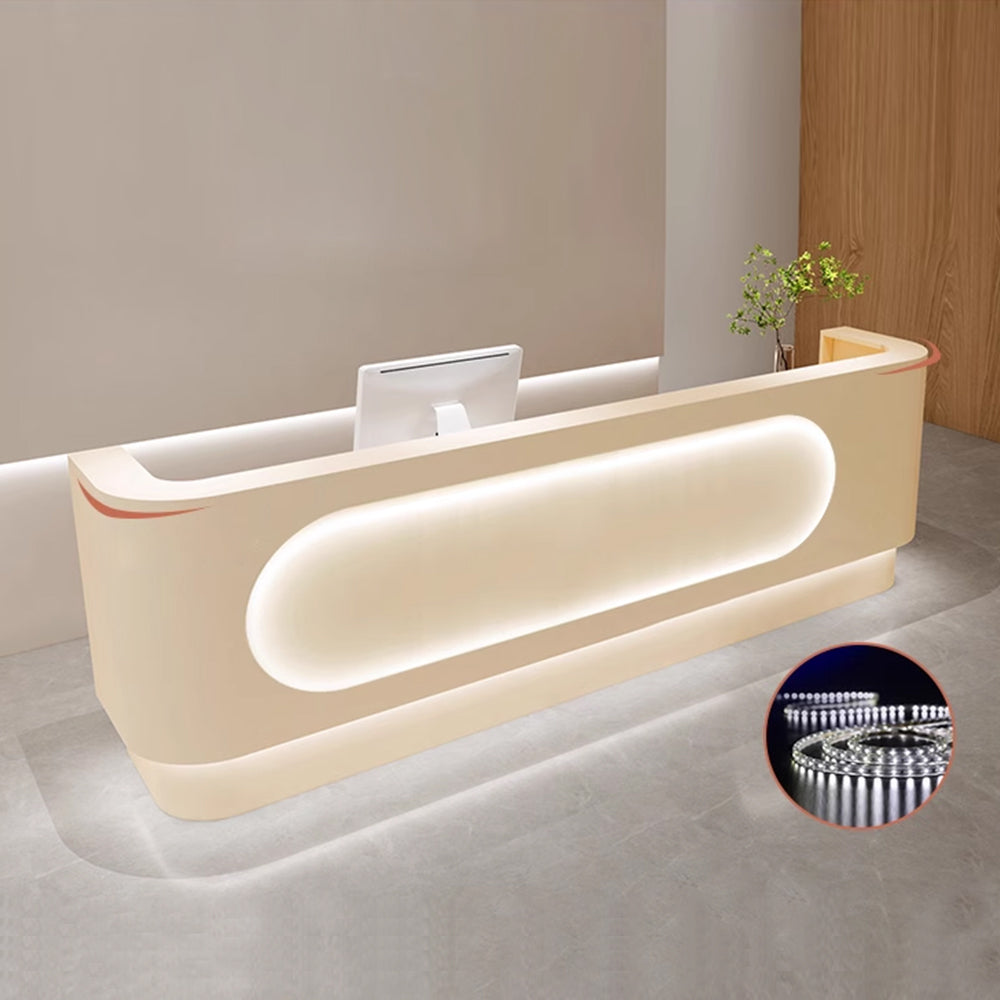 MODERA Simple w/ Off-White Desk Reception Style LED Light